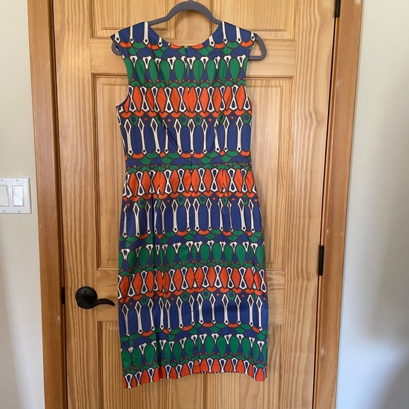 Boden colourful midi dress (US 8L / UK 12L) - Picture 8 of 8